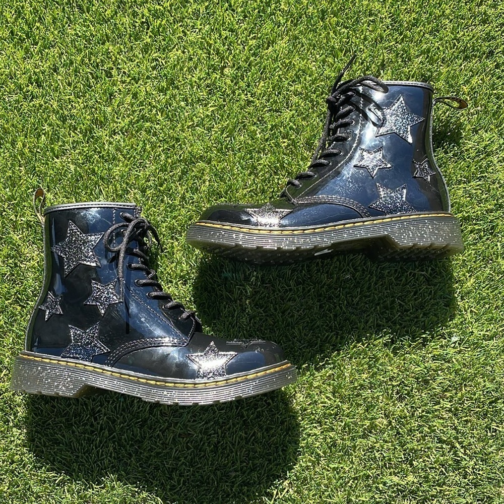 Dr. Martens Black Star Ankle Boots - Picture 13 of 15